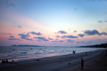 romantic mpment oceanside horizon twilight sunset bach