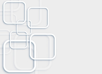 elegant minimal gray background with 3d squares