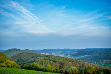 Scenery of small town