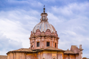 Roman Forum, view from Capitolium Hill in Rom