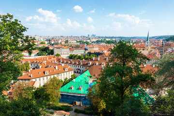 Fototapeta na wymiar View on Prague