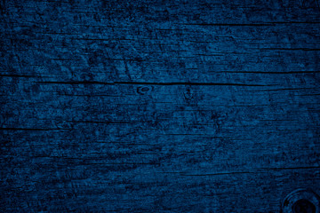 Texture Navy blue of old rough wood. Abstract background for design. Vintage retro