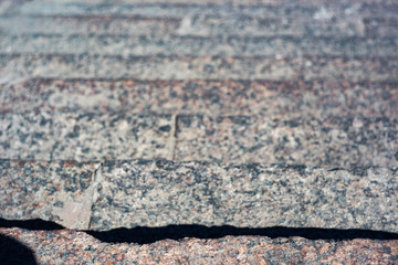 Old stone stairs in contrasting light
