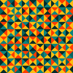 Fototapeta na wymiar Background of colored triangles.Illustration. 