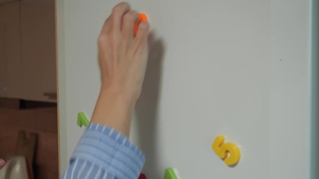 learn to count with magnets