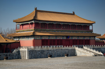 Fototapeta na wymiar Forbidden City. Beijing. The capital of China.