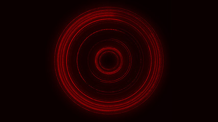 Red circle hud