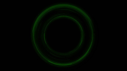 Green circle hud