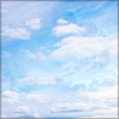 Fototapety  niebiańskie chmury w tle / abstrakcyjne piękne tło jasnych chmur na niebie