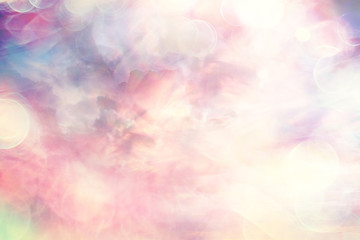 abstract pink colored background / blurred multicolored clouds, spring background