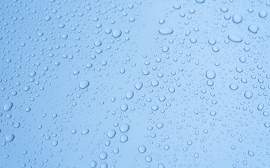 Small blue water drop background