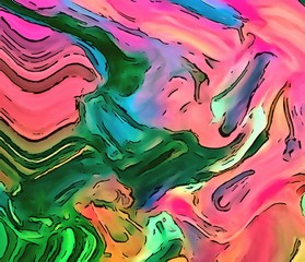 Abstract fluid painting watercolor texture background. Pretty spring colors. Wavy design. Marble effect. Liquid artistic pattern.