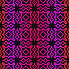 Vector Paper For Scrapbook. GeometricTexture For Wallpaper, Invitation. Seamless Ornament. Black purple color