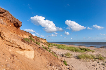 Kliff bei Hedehusum auf der Nordseeinsel Föhr