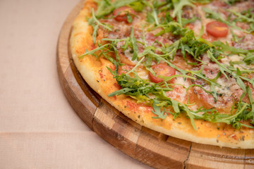 Arugula Pizza Detail