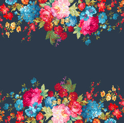 Computer-drawn flowers,leaves and floral,Mother's Day,wedding,birthday,Easter,Valentine's Day,Pastel colors,Spring,Summer