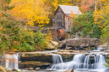 Babcock State Park, West Virginia, USA at Glade Creek Grist Mill © SeanPavonePhoto