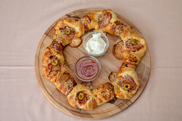 Round Savory Bagel