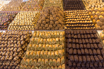 Sweets in Malta. Market food