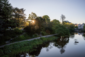 Der Park Planten un Blomen in Hamburg
