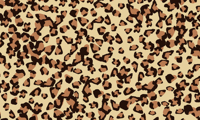 Leopard print design. Animal skin pattern.