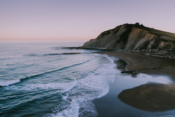 Zumaia flysch in the Basque Country