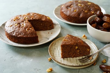Homemade Date Walnut bread / Ramadan dessert