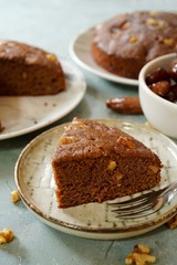 Homemade Date Walnut bread / Ramadan dessert