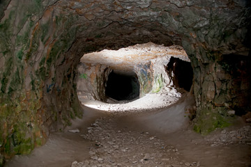 Galleries in the village of Shiryaevo, Samara region, the Russian Federation.