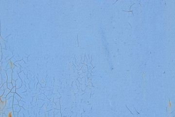 blue metal painted wall background texture