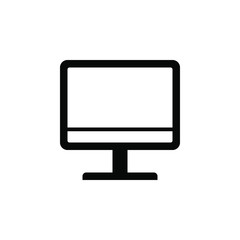 Monitor vector border icon. This icon use for admin panels, website, interfaces, mobile apps