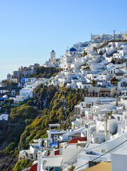 Landscape of beautiful Santorini Island