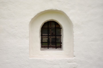Fototapeta na wymiar Fragment of wall with window