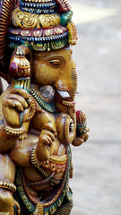 Fototapeta premium symbol, peace, tradition, festive, asian, india god, lord ganesh, design, temple, ganesha art, greeting, happy, idol, beautiful, culture, religion, art, gold, religious, traditional, decoration, 