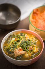 bowl of vegetable soup