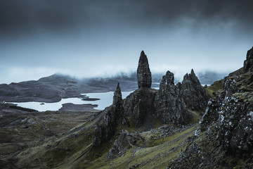 the amazing landscape around the Old Man of Storr