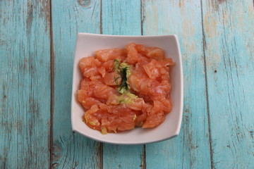 Tartare de saumon