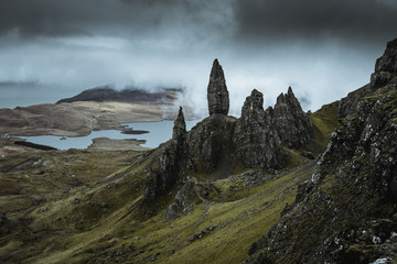 the amazing landscape around the Old Man of Storr