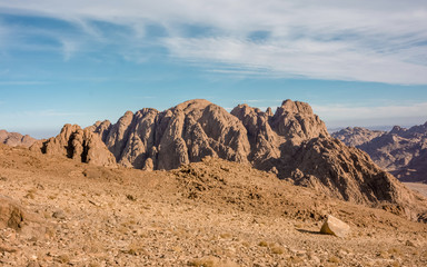 Sinai  desert and mountains 
