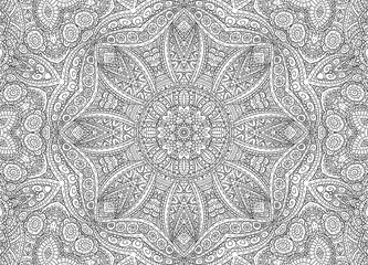 Abstract doodle outline pattern