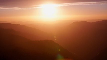Sunset in Yosemite National Park