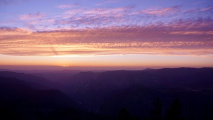 Obraz premium Sunset in Yosemite National Park
