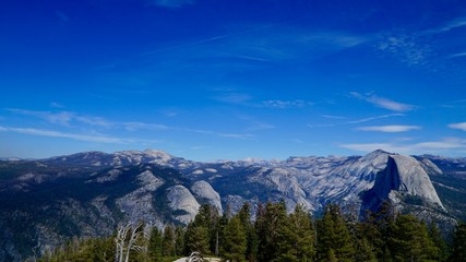 Naklejka na ściany i meble Half Dome in Yosemite National Park