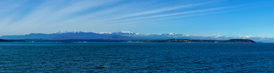 Port Townsend and the Olympic Mountain Range