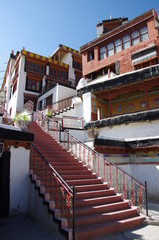 Fototapeta premium The Diskit monastery in Ladakh, India