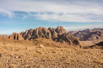 Sinai  desert and mountains 