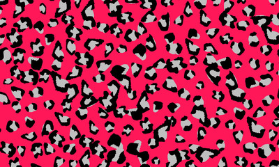Leopard print design. Animal skin pattern.
