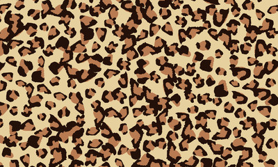 Leopard print design. Animal skin pattern.