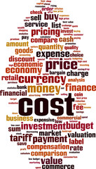 Cost word cloud