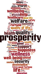 Prosperity word cloud